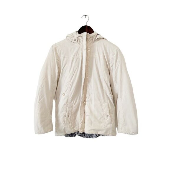 Levi’s Ivory Hooded Ski Snow Winter Jacket - Picture 1 of 11